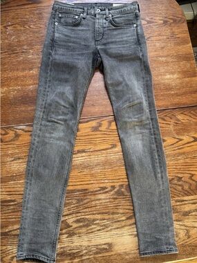 rag & bone Men’s Skinny Jeans in Washed Gray